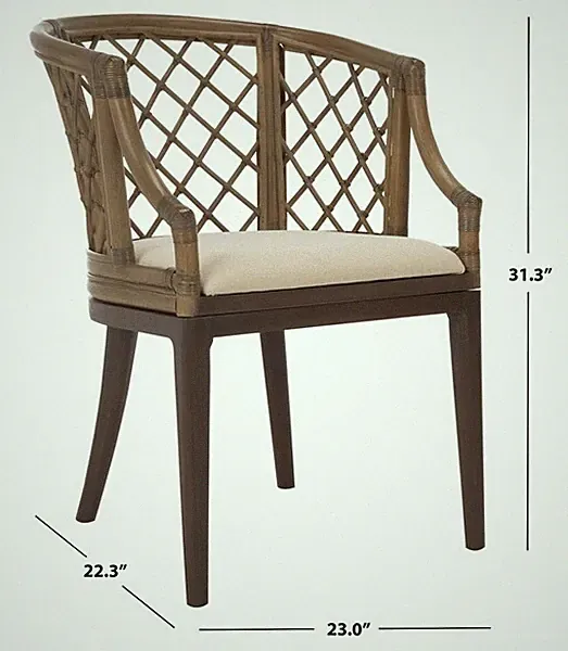 Safavieh CARLOTTA ARM CHAIR, Reduced Price 2172781628 SEA4013A