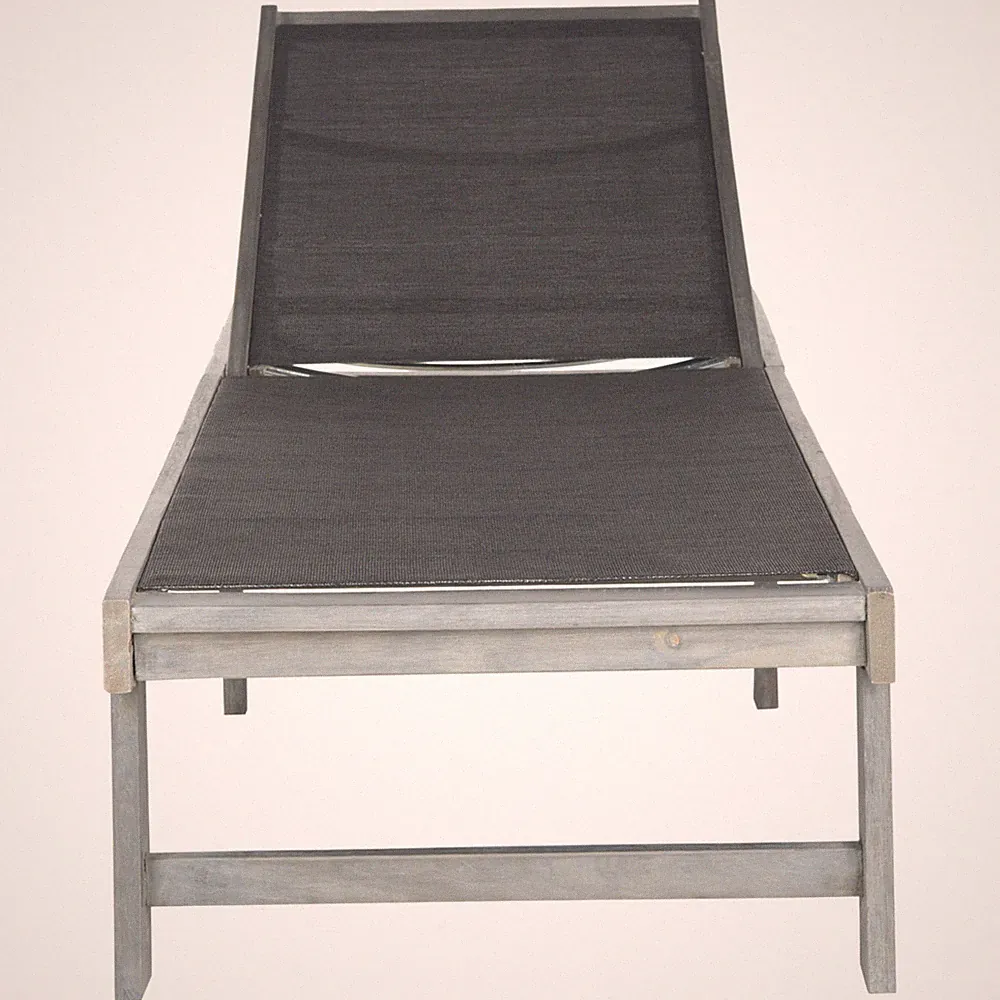 SAFAVIEH Outdoor Collection Manteca Lounge Chair | Ash Grey